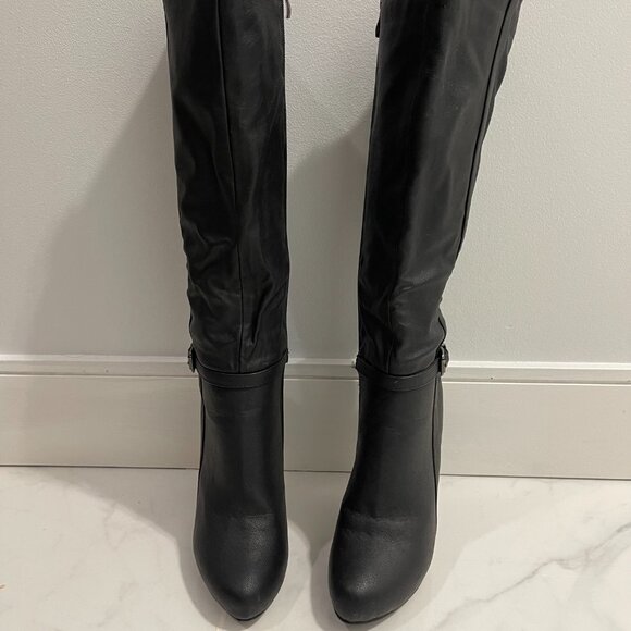 Santa Lucia Platform Stiletto Boots Size 9 - Picture 3 of 7